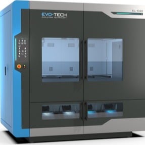 evo-tech el-1040 nagyformátumú ipari 3d nyomtató fűtött munkatérrel